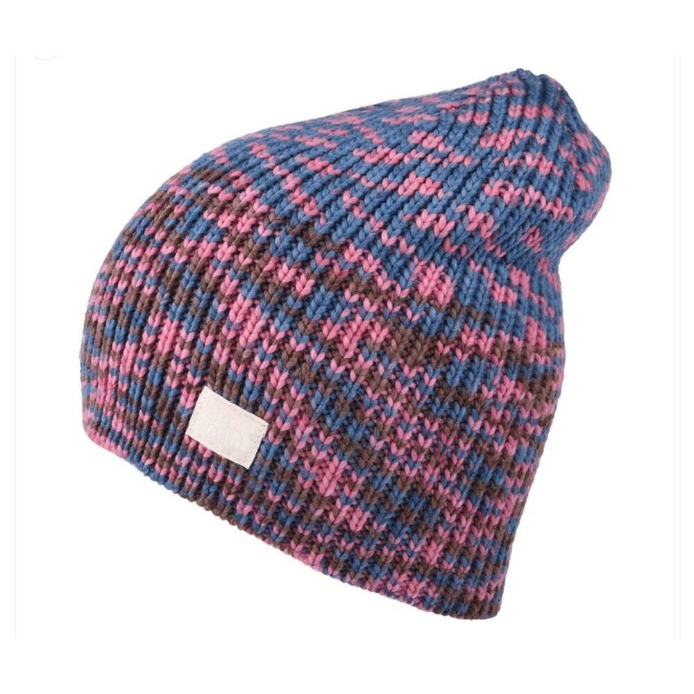 NWT THE NORTH FACE Crochet Shinsky Slouchy Beanie Shady Berry OSFA - Picture 2 of 12